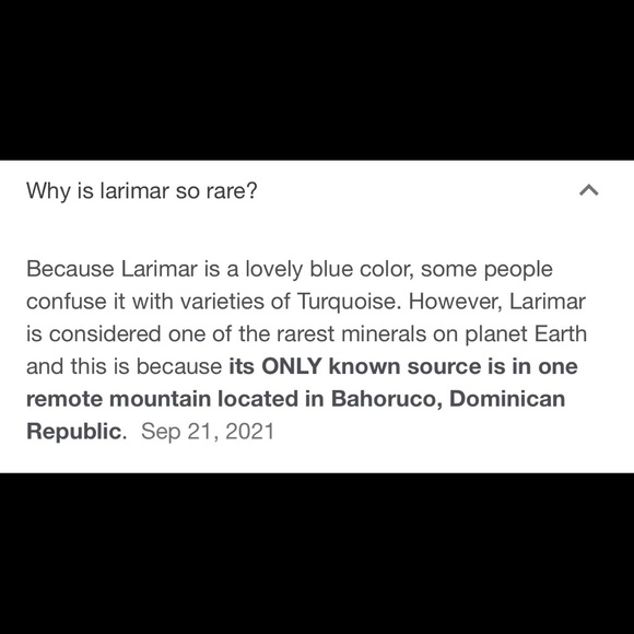 Larimar Gemstone Tumbled - Picture 14 of 15